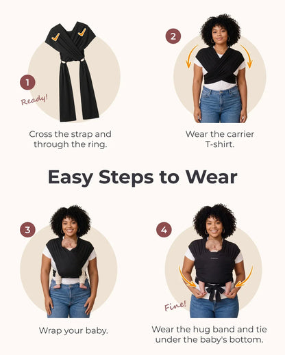 CuddleNest Baby Wrap Carrier