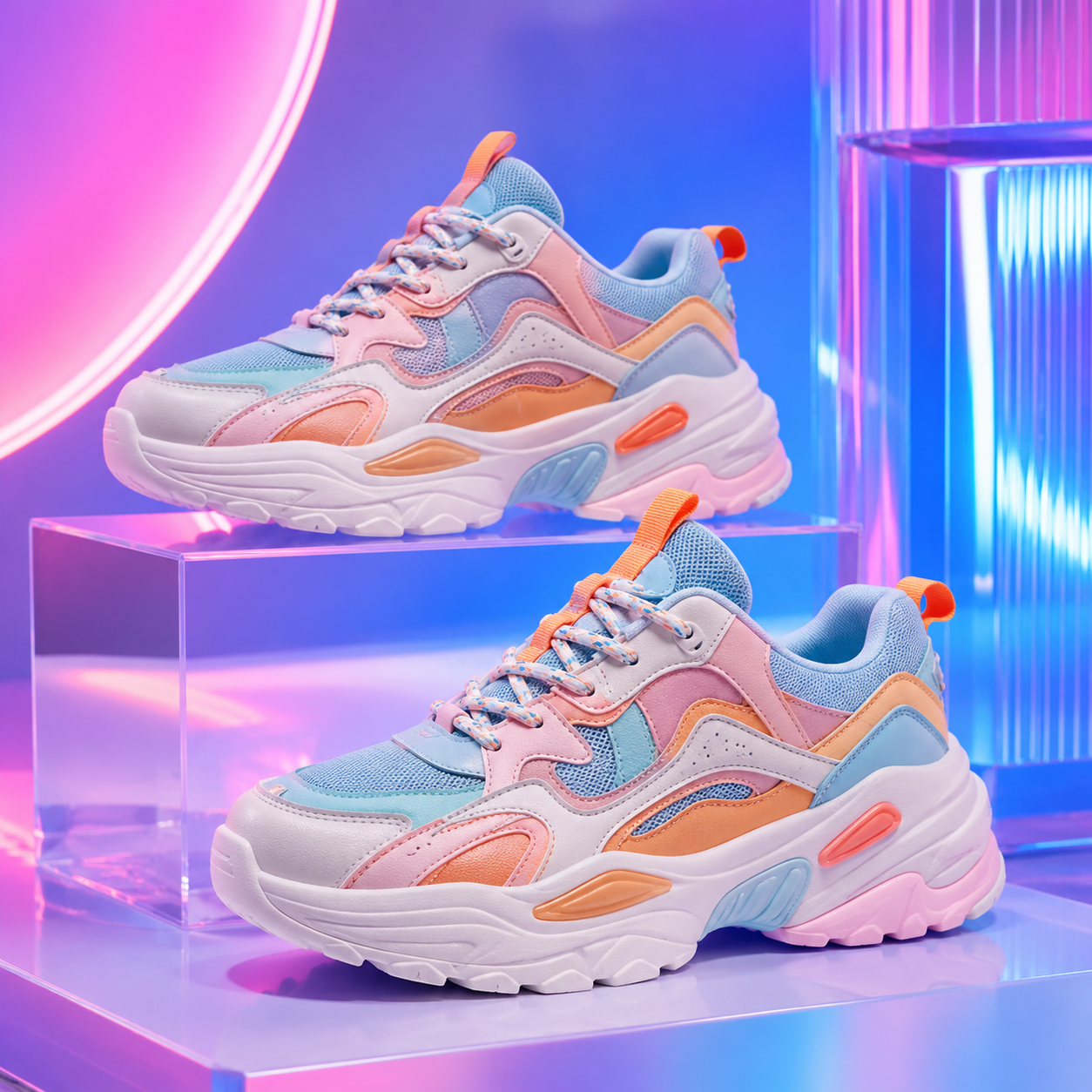 Pastel Chunky Sneakers