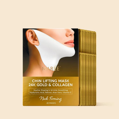 MARÉE Chin Lifting Mask, 24K Gold & Collagen