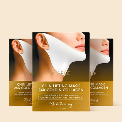 MARÉE Chin Lifting Mask, 24K Gold & Collagen