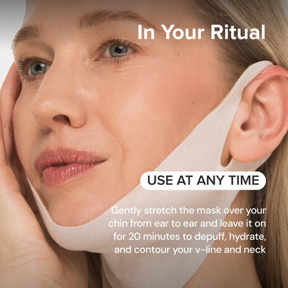 MARÉE Chin Lifting Mask, 24K Gold & Collagen